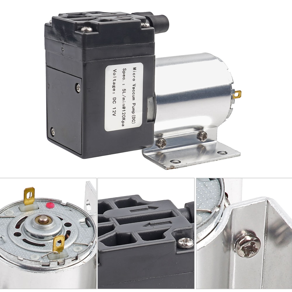 PowerVac Mini Vacuum Pump High Suction Diaphragm Pump