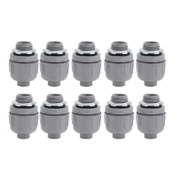 pack liquid tight conduit connector nylon npt electrical fittings for outdoor wiring