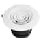 Adjustable Round Air Vent Cover for Bathroom, Kitchen & Soffit Ventilation