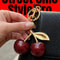 Cherry Bliss Keychain Charm – Cute Cherry Keychain, Bag Charm & Key Ring Accessory