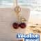 Cherry Bliss Keychain Charm – Cute Cherry Keychain, Bag Charm & Key Ring Accessory