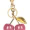 Cherry Bliss Keychain Charm – Cute Cherry Keychain, Bag Charm & Key Ring Accessory