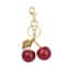 Cherry Bliss Keychain Charm – Cute Cherry Keychain, Bag Charm & Key Ring Accessory