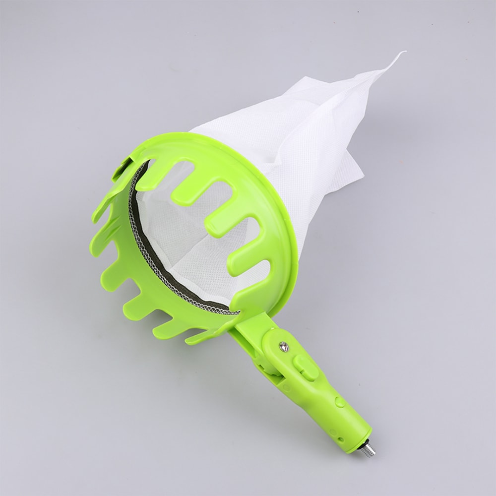 Speed Adjustable Fruit Picker with Basket Telescopic Orchard Harvesting Tool