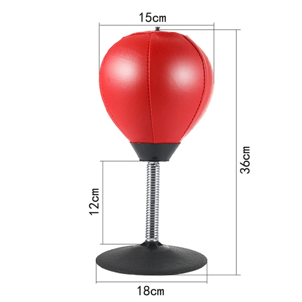 DeskStrike Reflex Boxing Trainer Suction Cup Boxing Reflex Ball for Speed, Focus & Fun
