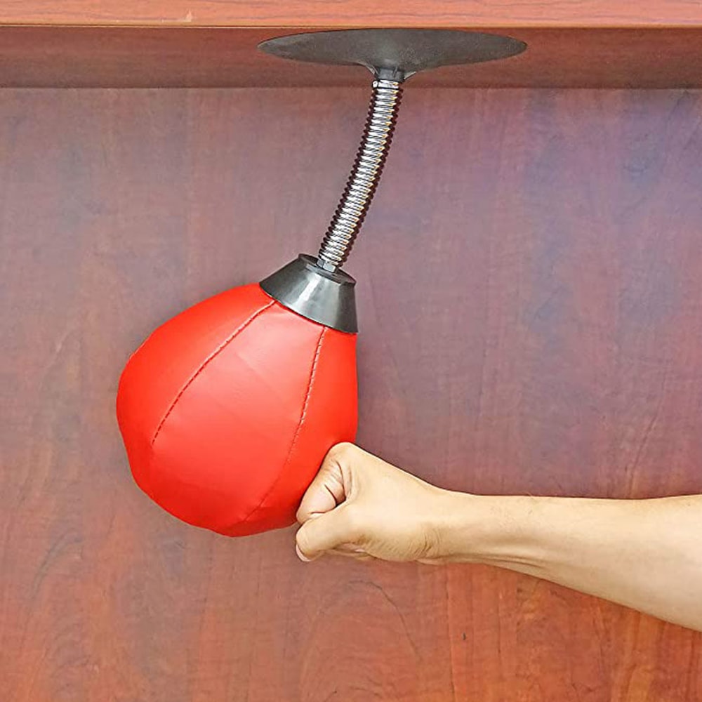 DeskStrike Reflex Boxing Trainer Suction Cup Boxing Reflex Ball for Speed, Focus & Fun