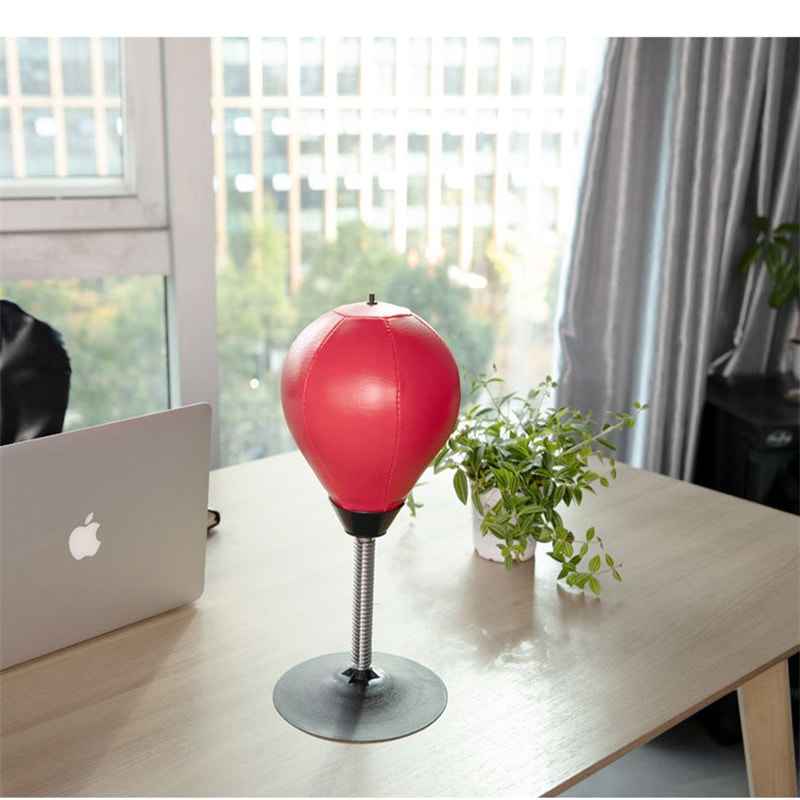 DeskStrike Reflex Boxing Trainer Suction Cup Boxing Reflex Ball for Speed, Focus & Fun