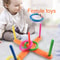 Kids Ring Toss Game Stacking Toy Outdoor Fun Parent Child Interactive Play Set 5