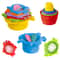 Montessori Stacking Bath Cups Toy Set for Toddlers Beach & Water Play