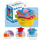 Montessori Stacking Bath Cups Toy Set for Toddlers Beach & Water Play