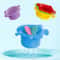 Montessori Stacking Bath Cups Toy Set for Toddlers Beach & Water Play