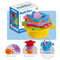 Montessori Stacking Bath Cups Toy Set for Toddlers Beach & Water Play