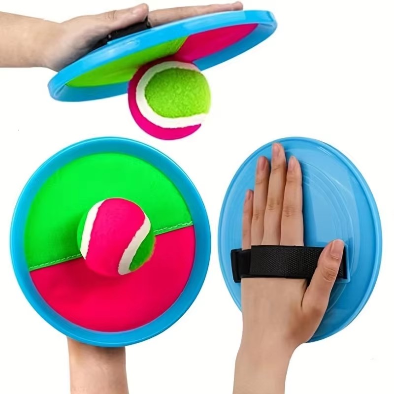 Family Fun Outdoor Suction Catch Game Parent Child Interactive Toss and Catch Set