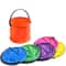 Portable Collapsible Bucket Set for Beach, Fishing & Art Cleaning