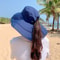 Women Summer Beach Hat with Wide Brim and UV Neck Protection