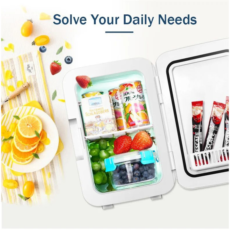 Portable Mini Refrigerator 8L Multifunction Cold Freezer For Car Home Travel And Outdoor Use 4