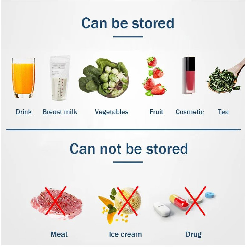 Portable Mini Refrigerator 8L Multifunction Cold Freezer For Car Home Travel And Outdoor Use 5