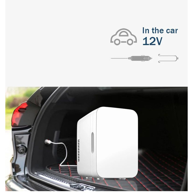 Portable Mini Refrigerator 8L Multifunction Cold Freezer For Car Home Travel And Outdoor Use 3