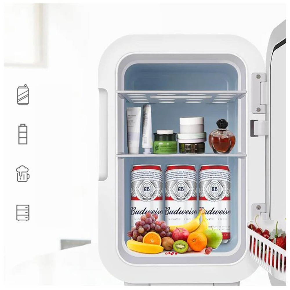 Portable Mini Refrigerator 8L Multifunction Cold Freezer For Car Home Travel And Outdoor Use 2