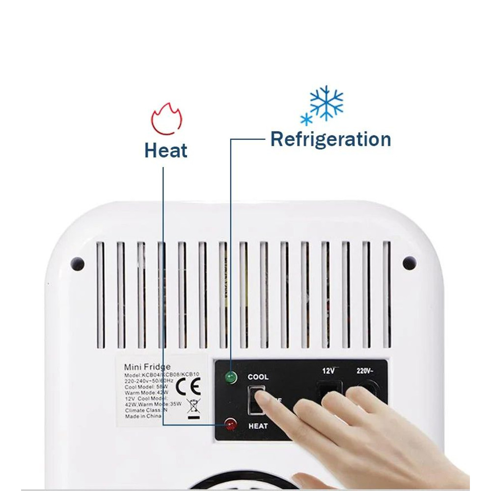 Portable Mini Refrigerator 8L Multifunction Cold Freezer For Car Home Travel And Outdoor Use 6