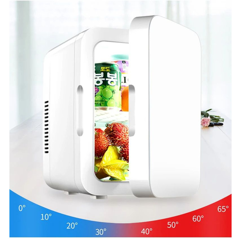 Portable Mini Refrigerator 8L Multifunction Cold Freezer For Car Home Travel And Outdoor Use 8