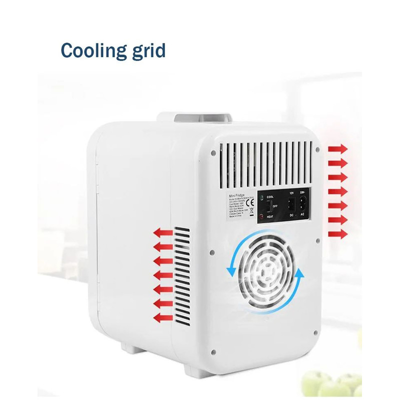 Portable Mini Refrigerator 8L Multifunction Cold Freezer For Car Home Travel And Outdoor Use 9
