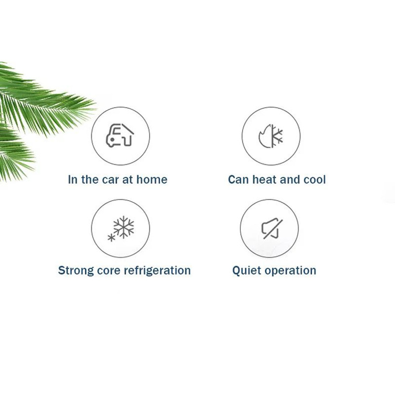 Portable Mini Refrigerator 8L Multifunction Cold Freezer For Car Home Travel And Outdoor Use 12