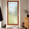 Opaque Privacy Window Film with Static Cling Decorative Bird Decals Frosted Glass Stickers for Ho