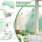 Opaque Privacy Window Film with Static Cling Decorative Bird Decals Frosted Glass Stickers for Ho