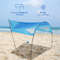 Beach Sunshade Shelter Portable Wind Powered Sun Tent For Family Trips Easy To Carry  Install 2