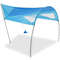 Beach Sunshade Shelter Portable Wind Powered Sun Tent For Family Trips Easy To Carry  Install 3