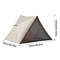 Lightweight Camping Portable Pop Up Beach Tent Auto Open Triangular Shelter For Backpacking  Family 9