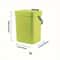 Space Saving Quiet Close Trash Can EcoFriendly Sealed Bin for Kitchen Office