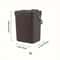 Space Saving Quiet Close Trash Can EcoFriendly Sealed Bin for Kitchen Office