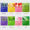 8pcs Natural Plant Face Mask Set Korean Beauty Skincare For Moisturizing Firming Hydrating 5