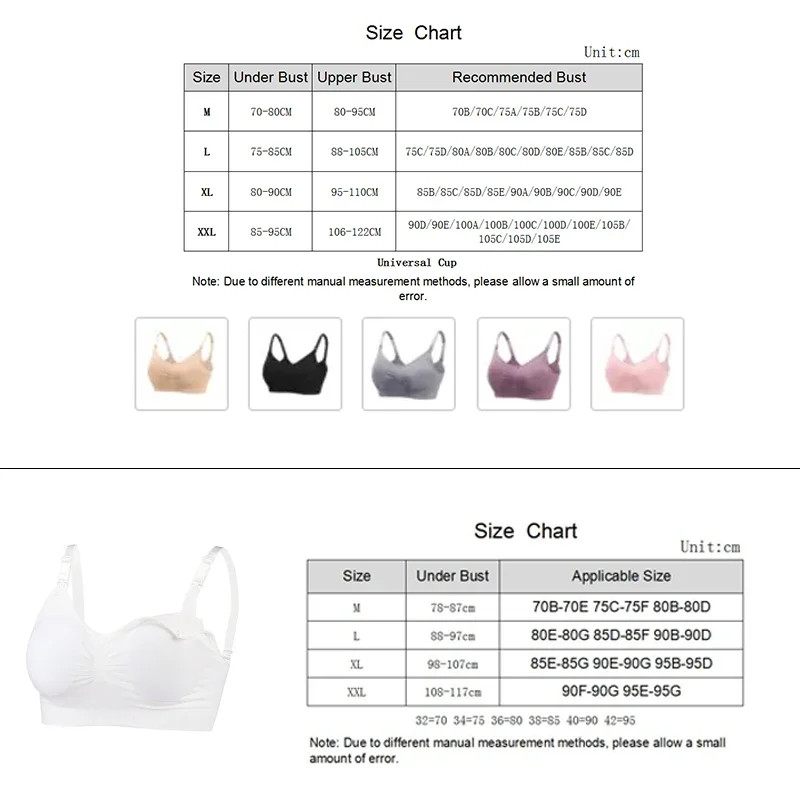 Lot Maternity Nursing Bras Soft Cotton Breastfeeding Bra for Pregnant Women Comfortable Pregnancy