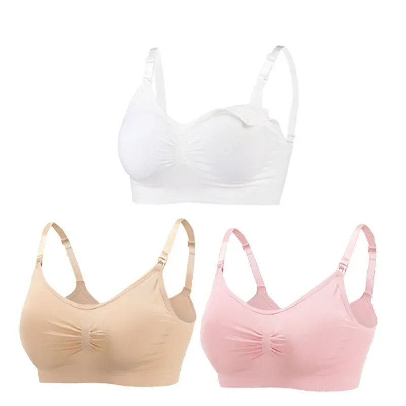 Lot Maternity Nursing Bras Soft Cotton Breastfeeding Bra for Pregnant Women Comfortable Pregnancy