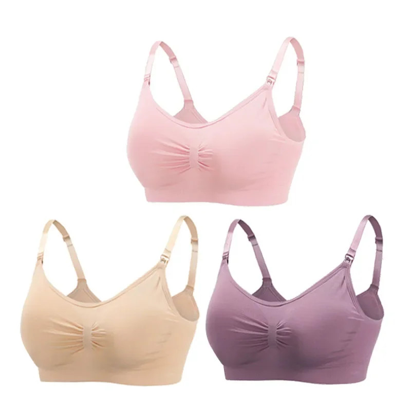 Lot Maternity Nursing Bras Soft Cotton Breastfeeding Bra for Pregnant Women Comfortable Pregnancy
