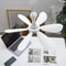 Silent 6 Leaves USB Powered Ceiling Canopy Fan With Remote Control Timing 4 Speed Hanging Fan For C 0