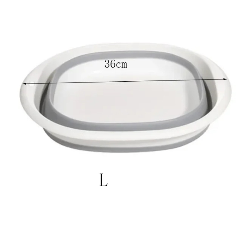Foldable Plastic Wash Basin,Portable Laundry Tub for Adults & Babies, Space Saving Bath/Kitchen Basin