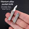 UltraSharp Titanium Pocket Knife Compact Folding Blade For Unboxing Unpacking  Daily Carry 1