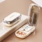 Newest Quartering Pill Cutter Storage Box Portable Drug Tablet Medicine Dustproof Divider Organizer 7