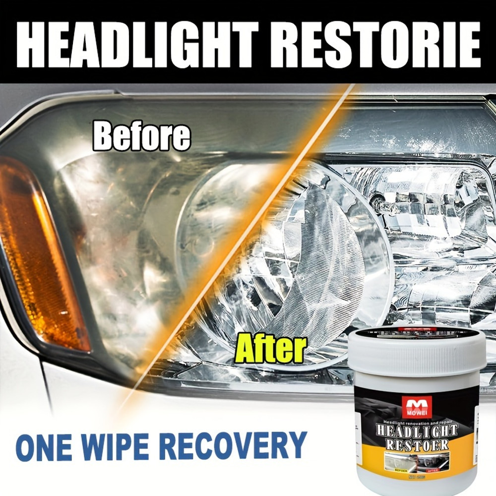 Car Headlight Restoration Kit Headlamp Scratch Remover Oxidation Polish Liquid For Crystal Clear L 4