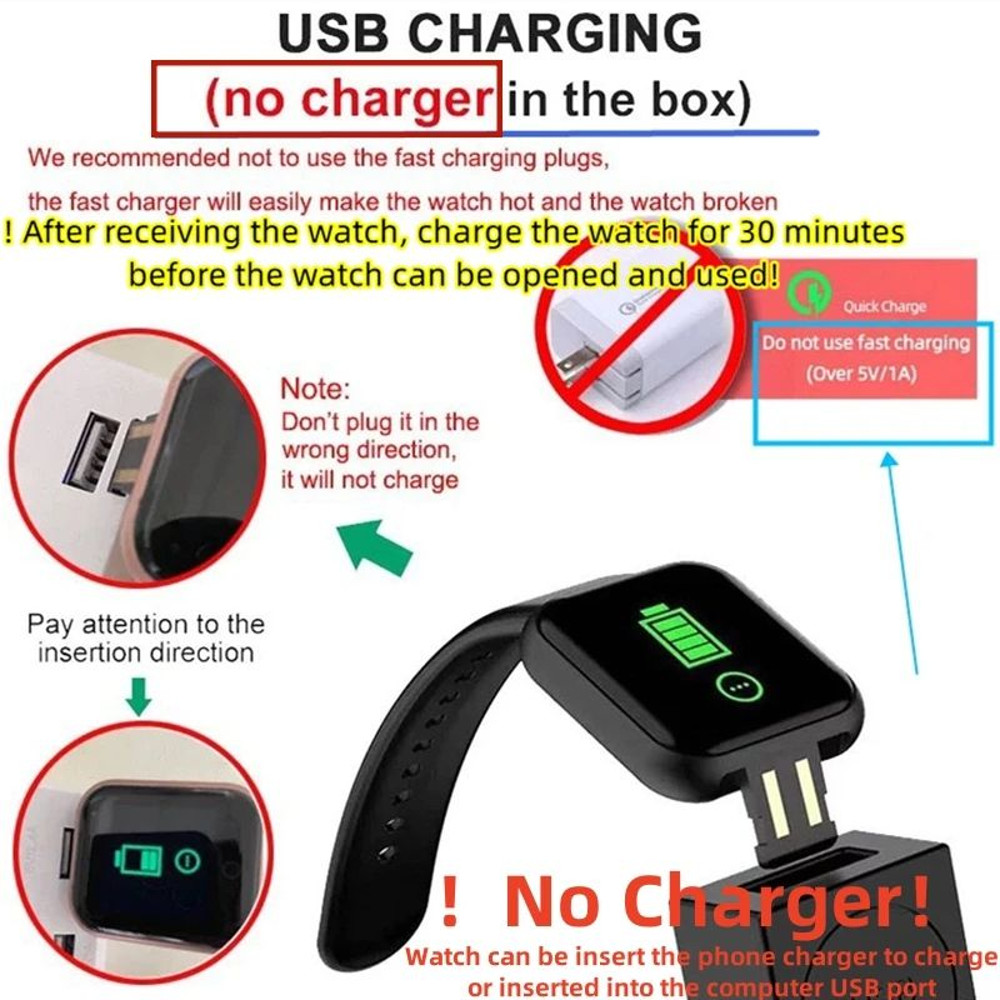 Smart Watch For Women Men Bluetooth Fitness Tracker With Music Player Sleep Monitor Heart Rate Sp 1