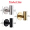 Stainless Steel Wall Hook Adhesive Robe Hooks For Towel Coat Key Bathroom Kitchen Storage Accesso 6