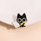 Cute Tiny Black Cat Enamel Pin Cartoon Animal Brooch for Jewelry Jackets Gift Giving