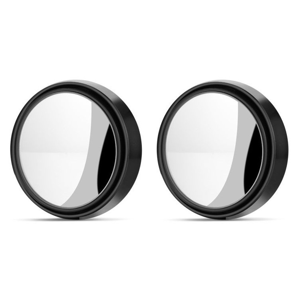 Car Blind Spot Mirror 360 Adjustable Convex Auxiliary Rearview Mirror with Wide Angle Frame for Ea