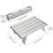 Mini Folding Camping Table, Lightweight Outdoor Aluminum Table for Hiking, Beach & Travel, Compact Roll Up Design