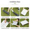 Mini Folding Camping Table, Lightweight Outdoor Aluminum Table for Hiking, Beach & Travel, Compact Roll Up Design