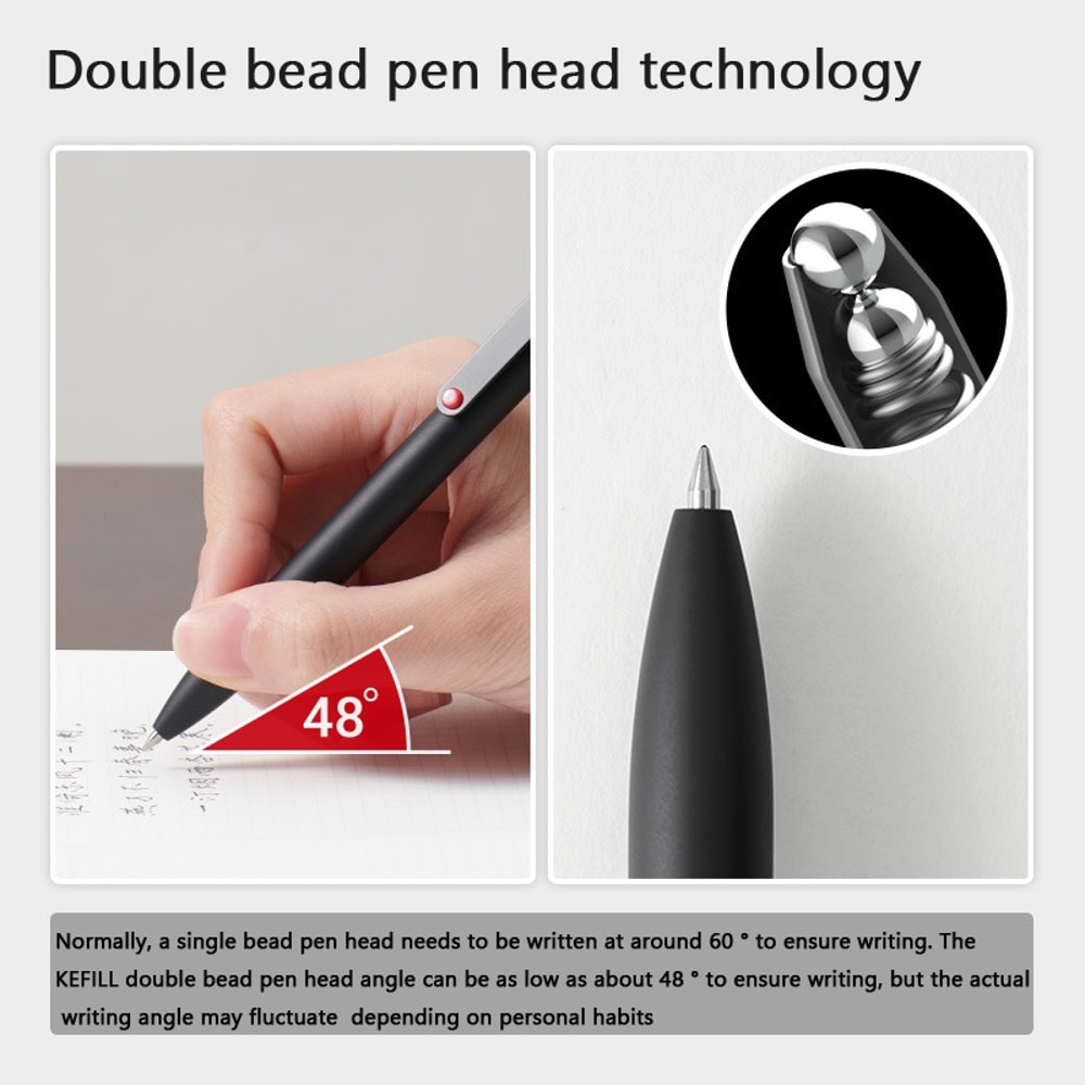 Smooth Writing Gel Ink Pens Quick Drying Press Pen for Exams, Homework & Papers